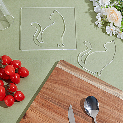Transparent Acrylic Templates&nbsp;DIY-WH0671-088B