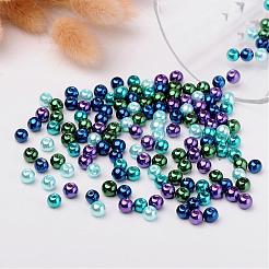 Ocean Mix Pearlized Glass Pearl Beads&nbsp;HY-X006-6mm-11