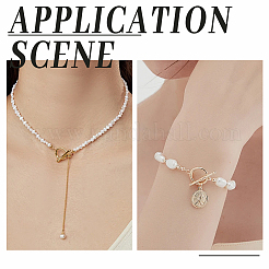10Pcs 5 Styles Brass Toggle Clasps&nbsp;KK-SC0007-40