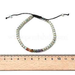 Natural Amazonite & Non-magnetic Hematite Beaded Adjustable Bracelets for Unisex&nbsp;BJEW-K251-09U