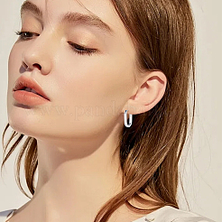 8 Pairs 4 Styles 304 Stainless Steel Huggie Hoop Earrings&nbsp;EJEW-SC0001-76P