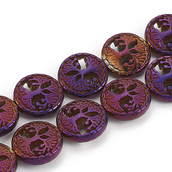 Electroplate Non-magnetic Synthetic Hematite Beads Strands&nbsp;G-N0322-03