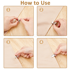 30Pcs Iron Clasps&nbsp;DIY-FH0007-77