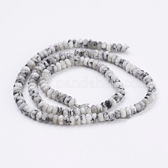 Natural Snowflake Obsidian Beads Strands&nbsp;G-K255-13A