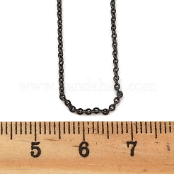Brass Rolo Chains Necklaces for Women&nbsp;NJEW-D302-45B