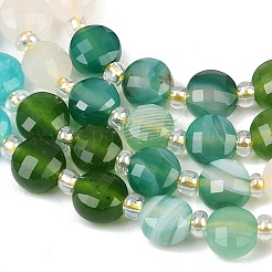 Natural Agate(Dyed & Heated) & Dyed White Jade & Tiger Eye Beads Strands&nbsp;G-Z135-B05