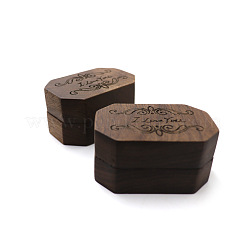 Wooden Ring Storage Boxes&nbsp;WOCR-PW0001-074
