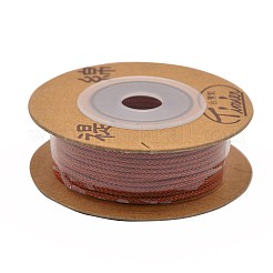 Eco-Friendly Dyed Round Nylon Cotton Braided Cords Threads&nbsp;OCOR-L001-821-207