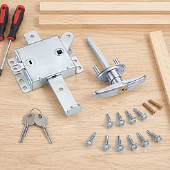 2 Sets 2 Styles Iron Garage Door Slide Lock&nbsp;FIND-TW0001-03
