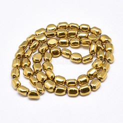 Electroplate Non-magnetic Synthetic Hematite Beads Strands&nbsp;G-T061-16I