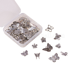 Tibetan Style Hollow Alloy Pendants&nbsp;TIBE-CJ0001-09