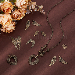 8 Styles Tibetan Style Alloy Pendants&nbsp;FIND-AR0005-89