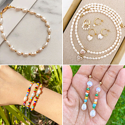 DIY Stretch Bracelet Making Kits&nbsp;DIY-BY0001-44
