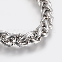 Tarnish Resistant Adjustable 304 Stainless Steel Chain Bracelets&nbsp;LS-BJEW-K187-04P
