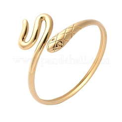 304 Stainless Steel Cuff Bangles for Women&nbsp;BJEW-U032-11G