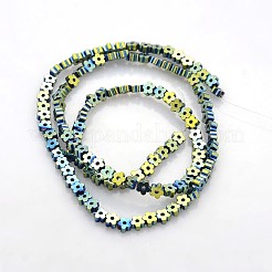 Electroplate Non-magnetic Synthetic Hematite Beads Strands&nbsp;G-J217D-07