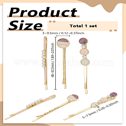 1 Set Alloy Hair Bobby Pins Sets&nbsp;PHAR-LP0001-33B
