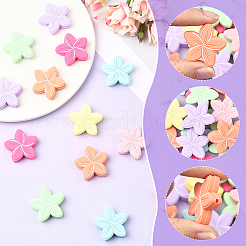 16Pcs Flower Food Grade Silicone Focal Beads&nbsp;SIL-SC0002-98