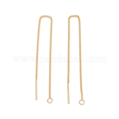 Ion Plating(IP) 304 Stainless Steel Stud Earring Finding&nbsp;X-STAS-E161-07G