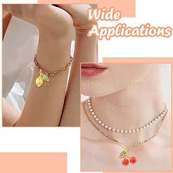 5Pcs 5 Styles Brass Rhinestone Pendants&nbsp;KK-CJ0003-38