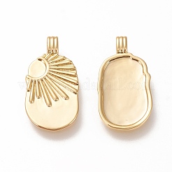 Brass Pendants&nbsp;KK-L006-036G