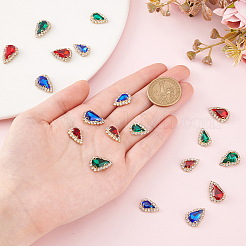 45Pcs 6 Styles Sew on Glass Rhinestone&nbsp;FIND-GA0004-48