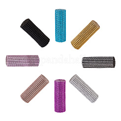 Plastic 24 Rows Rhinestone Mesh Wrap Roll&nbsp;AJEW-TA0001-09