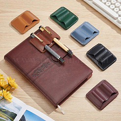 6Pcs 6 Colros PU Leather Pen Pencil Holder Clip&nbsp;AJEW-OC0016-55