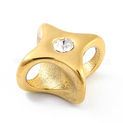Ion Plating(IP) 304 Stainless Steel Slide Charms&nbsp;STAS-I190-27G