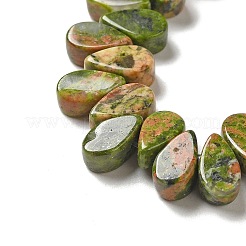 Natural Unakite Beads Strands&nbsp;G-B064-B10