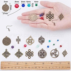 DIY Dangle Earring Making Kits&nbsp;DIY-SC0014-04AS
