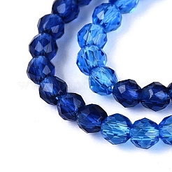 Transparent Glass Beads Strands&nbsp;GLAA-N074-01A-14