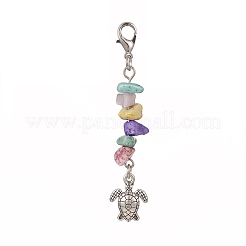 Tibetan Style Alloy Pendant Decorations&nbsp;HJEW-JM00930-03