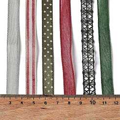 18 Yards 6 Styles Polyester Ribbon&nbsp;SRIB-C001-G02