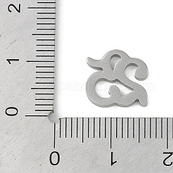 Non-Tarnish 304 Stainless Steel Charms&nbsp;STAS-L279-017P