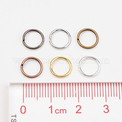 1 Box 6 Color Iron Open Jump Rings&nbsp;IFIN-X0025-8mm-NF-B