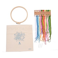 DIY Bouquet Pattern Embroidery Kit&nbsp;LS-DIY-O021-15A