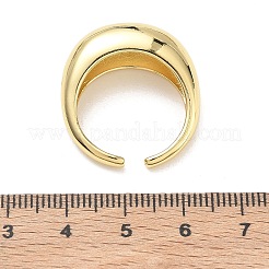 Brass Cuff Open Rings&nbsp;RJEW-C170-03G