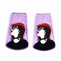 Transparent Acrylic Pendants&nbsp;KY-T022-08