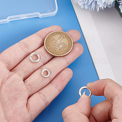 3Pcs 3 Styles 925 Sterling Silver Spring Gate Rings&nbsp;FIND-PH0023-41