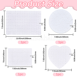 4Pcs 4 Styles Paper Heat Transfer Blank Puzzle for Adult Chrildren&nbsp;DIY-SP0004-27