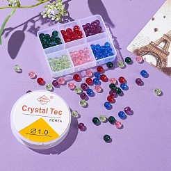 DIY Transparent Beads Bracelet Making Kit&nbsp;DIY-YW0004-40