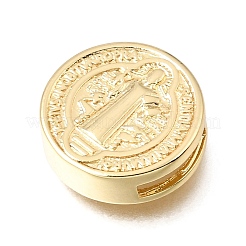 Religion Brass Slide Charms&nbsp;KK-E802-22G