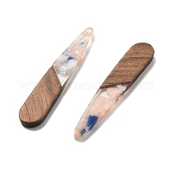 Resin and Walnut Pendants&nbsp;FIND-R051-08C