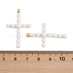 Brass Enamel Pendants&nbsp;KK-B157-22G-02