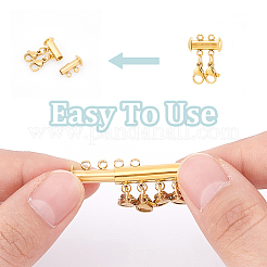 3Pcs 3 Styles 304 Stainless Steel Slide Lock Clasps&nbsp;FIND-UN00012