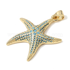 Brass Micro Pave Cubic Zirconia Pendants&nbsp;KK-CBA960E-01A-G