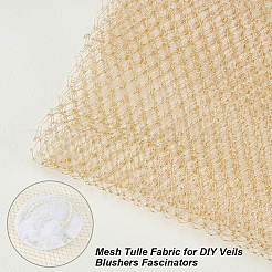 Polyester Birdcage Bridal Veil Netting&nbsp;AJEW-WH0471-102B