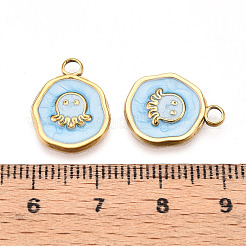 304 Stainless Steel Pendants&nbsp;STAS-N108-01B-G