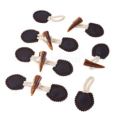 5 Pairs Resin Buttons&nbsp;BUTT-TA0001-48B